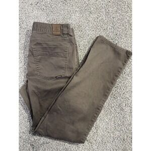 Prana Bridger Jeans Men's 34x34 Brown Slim Fit M4BD34315 Pant Casual